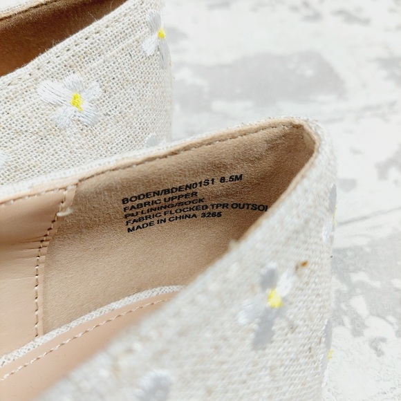 NEW Steve Madden Boden Mary Jane Embroidered Floral Ballet Flats A539 - Picture 10 of 11